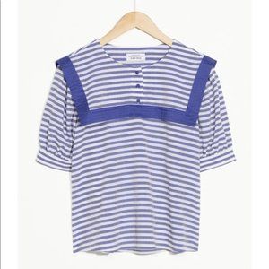 Other Stories Nautical Sailor Blouse